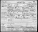 Guiseppini Saltonia Death Certificate